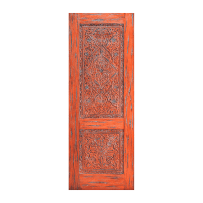 2-Panel Unique Mahogany Exterior Single Door Slab – 30 Istanbul
