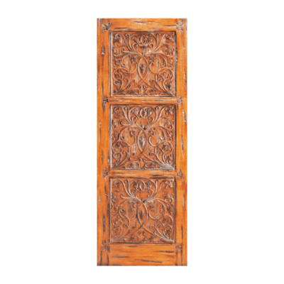 3-Panel Unique Mahogany Exterior Single Door Slab – 37 Provence