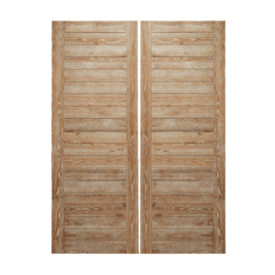 Midcentury Modern White Oak Exterior Double Door Slabs – BD 01
