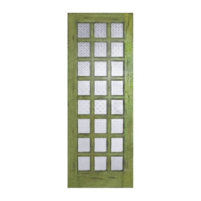 24-Lite Unique Knotty Alder Exterior Single Door Slab – MR 25 Fez