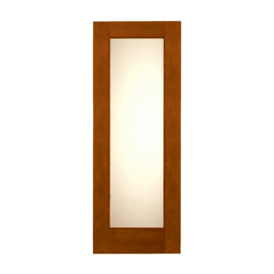 Full-Lite Classic Mahogany Exterior Single Door Slab – Model NW 1657 – 2 1/4″ Thick Door