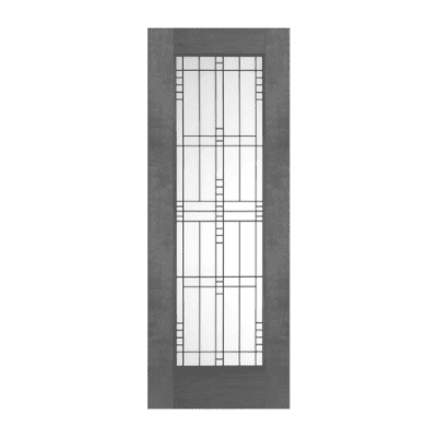 Full-Lite Unique Mahogany Exterior Single Door Slab – Model NW 1670 – 2 1/4″ Thick Door