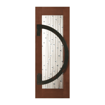 Full-Lite Unique Mahogany Exterior Single Door Slab – Model NW 1780 – 2 1/4″ Thick Door