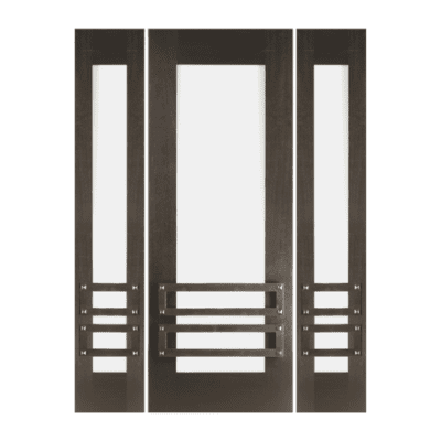 Full-Lite Unique Mahogany Exterior Sidelite Door Slabs – Model NW 1789 – 2 1/4″ Thick Door