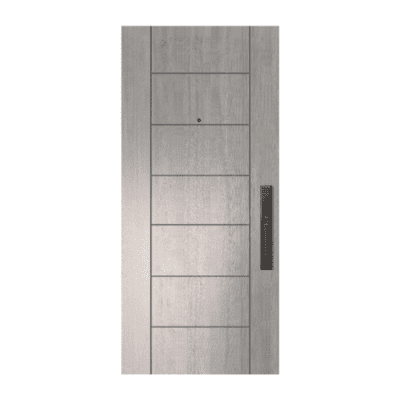 Midcentury Modern Mahogany Exterior Single Door Slab – Brentwood Mahogany Solid Contemporary
