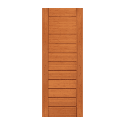 Midcentury Modern Bamboo Interior Single Door Slab – BM 2 Metro