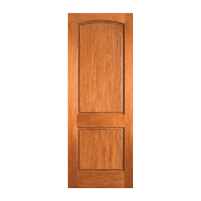 2-Panel Classic Mahogany Interior Single Door Slab – P 621 Mahogany