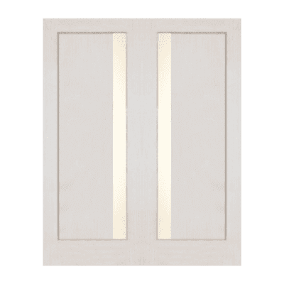 1-Lite Midcentury Modern Italian Interior Double Door Slabs – SH 15 Italian
