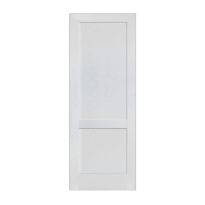 2-Panel Classic Prime White Interior Single Door Slab – SH 17 Prime White