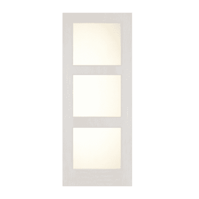 3-Lite Midcentury Modern Italian Interior Single Door Slab – SH 19 Italian