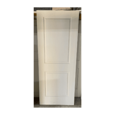 2-Panel Classic Hollow Core Interior Single Door Slab – Square Panel – 32″ x 80″ – Clearance
