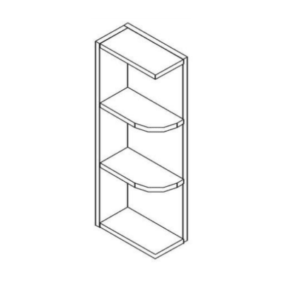 Matrix Greystone Shaker (AG) – Wall End Shelf
